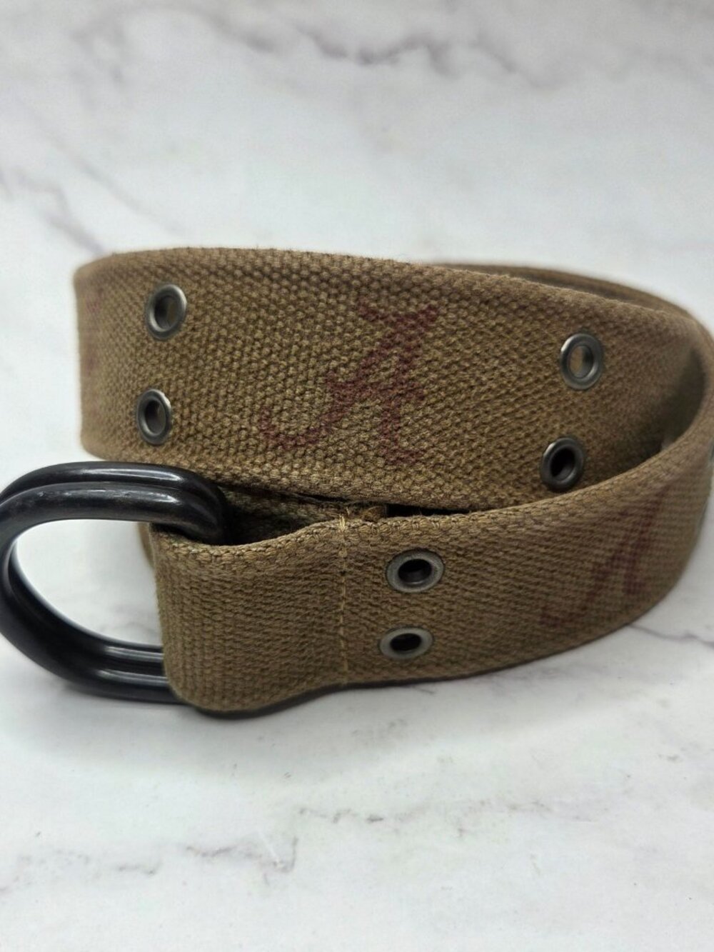 Legacy University of Alabama Tan Canvas Belt Adjustable Youth Boys
